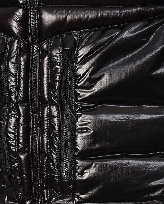 gilet nero da uomo con cappuccio Google Hood | C.P. COMPANY gilet nero da uomo con cappuccio Google Hood | C.P. COMPANY