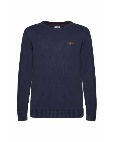 AERONAUTICA MILITARE Maglia Uomo A-TI Maglioncino Cotone Blu Gialla... AERONAUTICA MILITARE Maglia Uomo A-TI Maglioncino Cotone Blu Gialla...