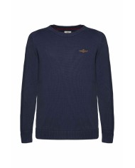 AERONAUTICA MILITARE Maglia Uomo A-TI Maglioncino Cotone Blu Gialla... AERONAUTICA MILITARE Maglia Uomo A-TI Maglioncino Cotone Blu Gialla...