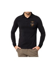 AERONAUTICA MILITARE Polo Uomo A-TI Maglia Cotone Blu Nera Gialla F...