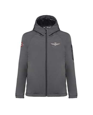 AERONAUTICA MILITARE Giacca Uomo AB1779 A-TI Impermeabile Grigio Ne... AERONAUTICA MILITARE Giacca Uomo AB1779 A-TI Impermeabile Grigio Ne...