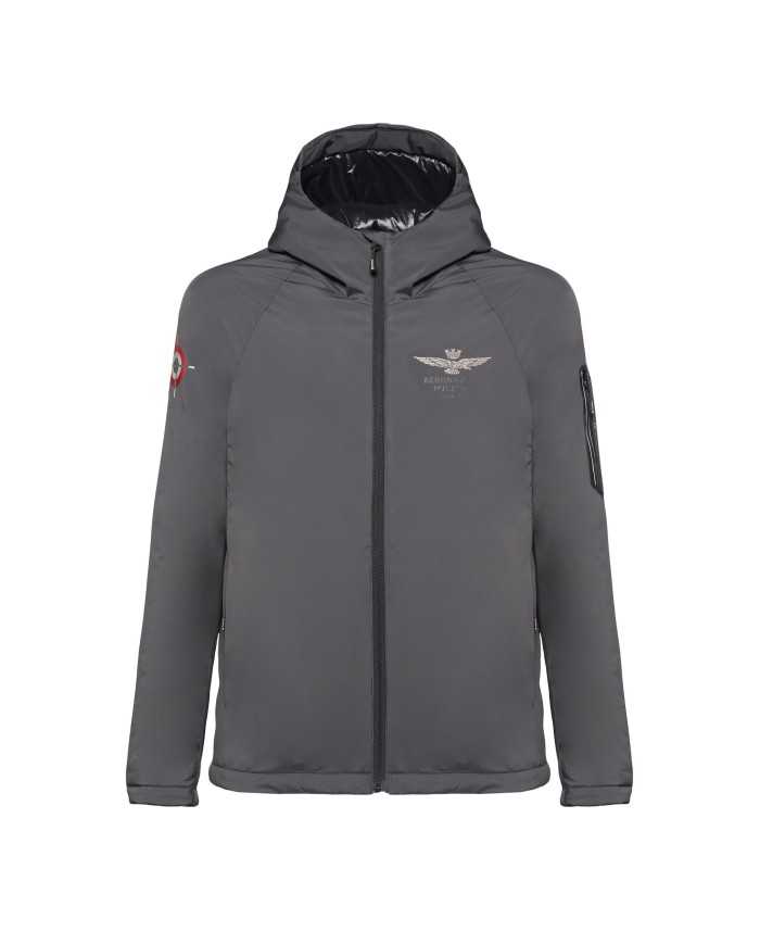 AERONAUTICA MILITARE Giacca Uomo AB1779 A-TI Impermeabile Grigio Ne... AERONAUTICA MILITARE Giacca Uomo AB1779 A-TI Impermeabile Grigio Ne...