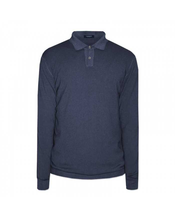 HOMEWARD Polo Uomo A-TI Maglia Jersey Maniche Lunghe Moro Blu Verde... HOMEWARD Polo Uomo A-TI Maglia Jersey Maniche Lunghe Moro Blu Verde...