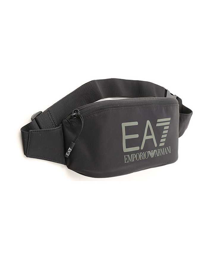 EA7 Armani Borsello Uomo 275878 9A802 A-TI Marsupio Nero Giallo Gri...
