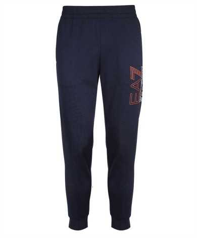 pantaloni tuta navy blue da uomo con maxi logo multicolor | EA7 pantaloni tuta navy blue da uomo con maxi logo multicolor | EA7
