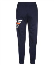 pantaloni tuta navy blue da uomo con maxi logo multicolor | EA7 pantaloni tuta navy blue da uomo con maxi logo multicolor | EA7
