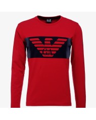 EA7 Armani Maglia Uomo 6GPT59 PJQ9Z A-TI Cotone Elastica Nera Rossa... EA7 Armani Maglia Uomo 6GPT59 PJQ9Z A-TI Cotone Elastica Nera Rossa...