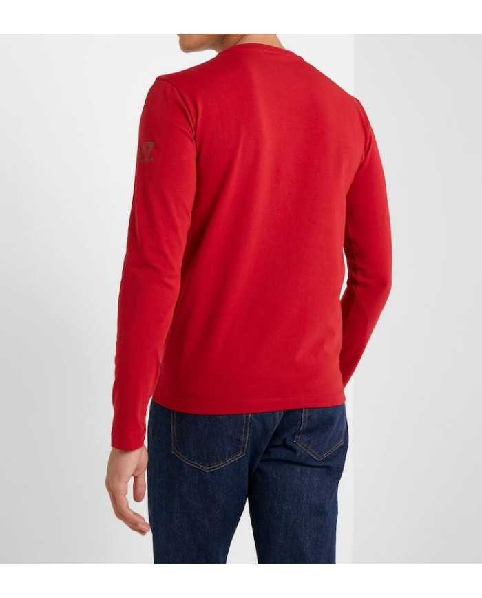 EA7 Armani Maglia Uomo 6GPT59 PJQ9Z A-TI Cotone Elastica Nera Rossa... EA7 Armani Maglia Uomo 6GPT59 PJQ9Z A-TI Cotone Elastica Nera Rossa...