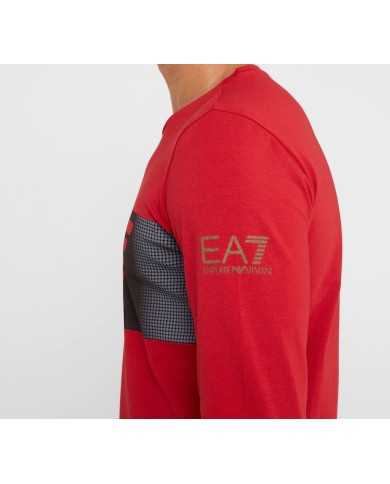 EA7 Armani Maglia Uomo 6GPT59 PJQ9Z A-TI Cotone Elastica Nera Rossa... EA7 Armani Maglia Uomo 6GPT59 PJQ9Z A-TI Cotone Elastica Nera Rossa...