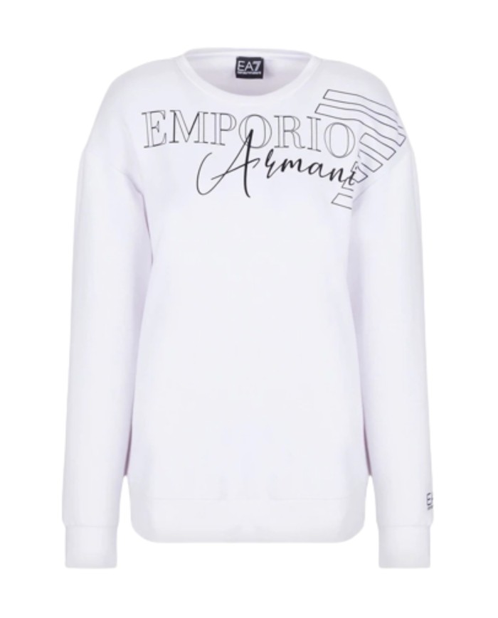 Felpa emporio armani bianca store