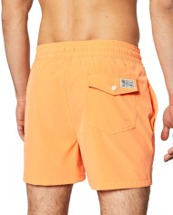 costume mare boxer arancione da uomo con logo ricamato | RALPH LAUREN