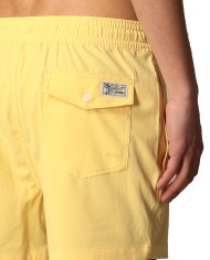costume mare boxer giallo da uomo con logo ricamato | RALPH LAUREN
