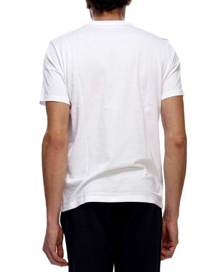 t-shirt bianca da uomo con logo ricamato sul petto | RALPH LAUREN t-shirt bianca da uomo con logo ricamato sul petto | RALPH LAUREN