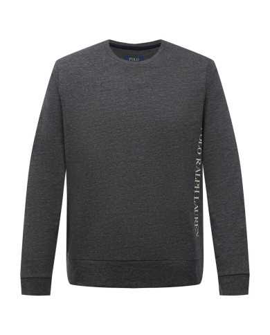 felpa antracite senza cappuccio uomo con logo verticale | RALPH LAUREN felpa antracite senza cappuccio uomo con logo verticale | RALPH LAUREN