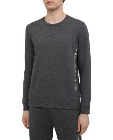 felpa antracite senza cappuccio uomo con logo verticale | RALPH LAUREN felpa antracite senza cappuccio uomo con logo verticale | RALPH LAUREN