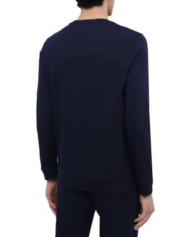 felpa blu senza cappuccio da uomo con logo verticale | RALPH LAUREN felpa blu senza cappuccio da uomo con logo verticale | RALPH LAUREN