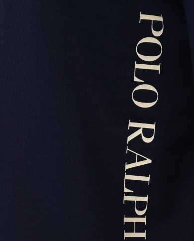 felpa blu senza cappuccio da uomo con logo verticale | RALPH LAUREN felpa blu senza cappuccio da uomo con logo verticale | RALPH LAUREN