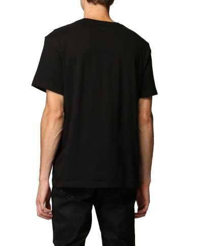 t-shirt nero da uomo con logo stampato in piccolo | RALPH LAUREN t-shirt nero da uomo con logo stampato in piccolo | RALPH LAUREN