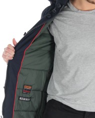 MUSEUM Giacca Uomo Crossover Cappotto Cappuccio Impermeabile Nero B... MUSEUM Giacca Uomo Crossover Cappotto Cappuccio Impermeabile Nero B...