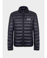 Piumino blu notte da uomo con logo stampato | EA7 Piumino blu notte da uomo con logo stampato | EA7