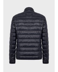 Piumino blu notte da uomo con logo stampato | EA7 Piumino blu notte da uomo con logo stampato | EA7