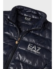 Piumino blu notte da uomo con logo stampato | EA7 Piumino blu notte da uomo con logo stampato | EA7