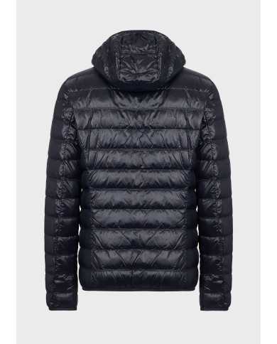EA7 Armani Piumino Uomo 8NPB02 PN29Z A-TI Cappuccio Nero Blu Indaco... EA7 Armani Piumino Uomo 8NPB02 PN29Z A-TI Cappuccio Nero Blu Indaco...