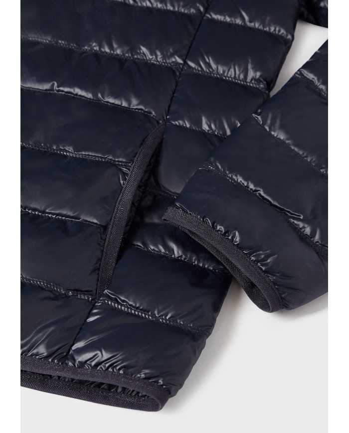 EA7 Armani Piumino Uomo 8NPB02 PN29Z A-TI Cappuccio Nero Blu Indaco...