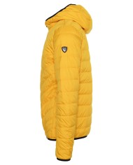 piumino old gold da uomo con stemma su manica | EA7