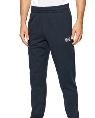 tuta blu notte da uomo con felpa e pantalone con stampa logata | EA7 tuta blu notte da uomo con felpa e pantalone con stampa logata | EA7