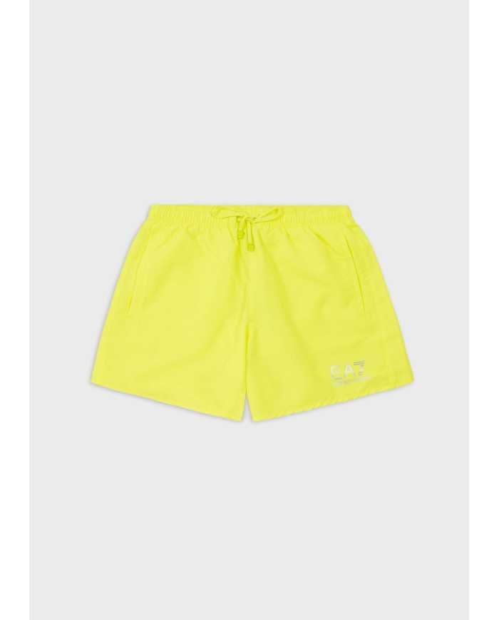 EA7 mare Costume uomo 902000 CC721 PE 2020 Boxer Tasche Giallo Fluo...