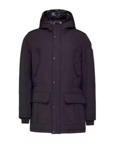 AERONAUTICA MILITARE Giubbotto AB1775 A-TI Giacca Cappuccio Nero Ve...