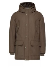 AERONAUTICA MILITARE Giubbotto AB1775 A-TI Giacca Cappuccio Nero Ve...