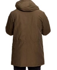 AERONAUTICA MILITARE Giubbotto AB1775 A-TI Giacca Cappuccio Nero Ve...