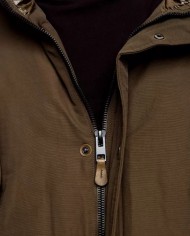 AERONAUTICA MILITARE Giubbotto AB1775 A-TI Giacca Cappuccio Nero Ve...