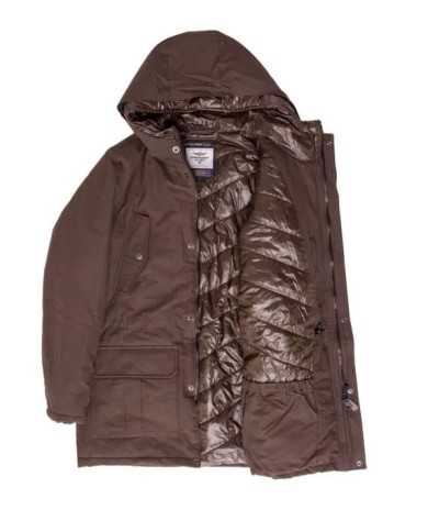 AERONAUTICA MILITARE Giubbotto AB1775 A-TI Giacca Cappuccio Nero Ve... AERONAUTICA MILITARE Giubbotto AB1775 A-TI Giacca Cappuccio Nero Ve...