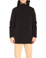 giaccone regular-fit nero da uomo impermeabile antigoccia | MUSEUM giaccone regular-fit nero da uomo impermeabile antigoccia | MUSEUM