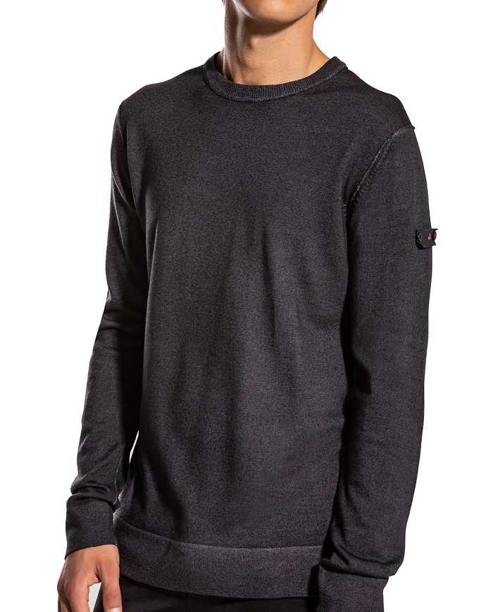 maglia grigio piombo da uomo con inserti e fascetta | PEUTEREY maglia grigio piombo da uomo con inserti e fascetta | PEUTEREY