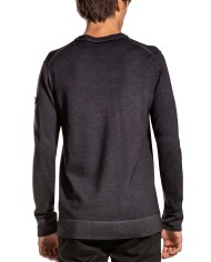 maglia grigio piombo da uomo con inserti e fascetta | PEUTEREY maglia grigio piombo da uomo con inserti e fascetta | PEUTEREY