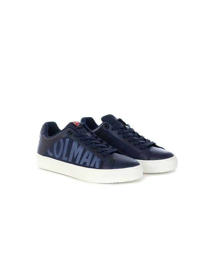 COLMAR Sneakers Uomo Bradbury Chromatic A-ES Scarpe Pelle Nylon Blu...