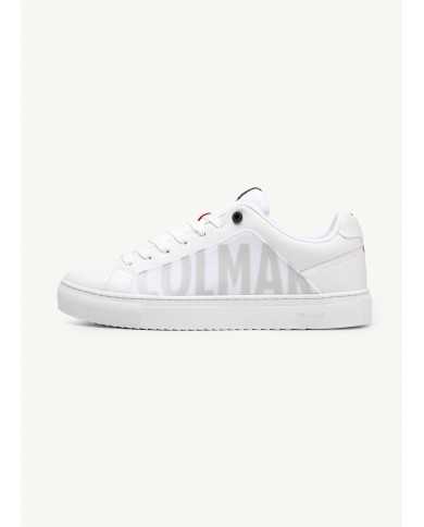 sneakers white da uomo con logo sul tessuto laterale | COLMAR