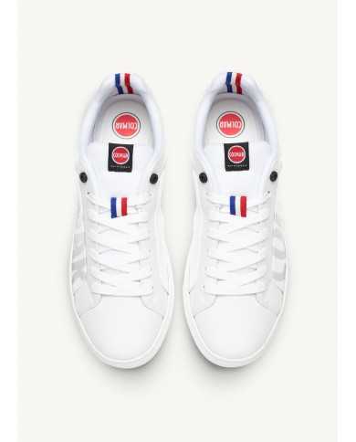 sneakers white da uomo con logo sul tessuto laterale | COLMAR