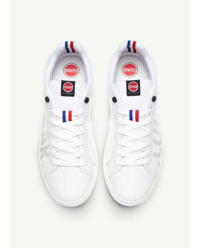 sneakers white da uomo con logo sul tessuto laterale | COLMAR sneakers white da uomo con logo sul tessuto laterale | COLMAR