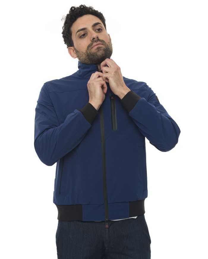 MUSEUM Giacca Uomo Bright Impermeabile Termosaldato Tasche Blu P-TI... MUSEUM Giacca Uomo Bright Impermeabile Termosaldato Tasche Blu P-TI...