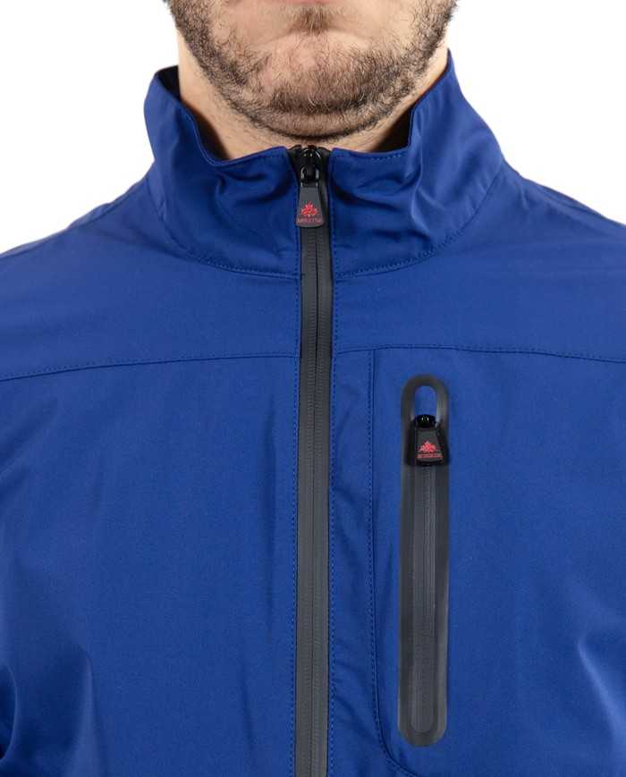 MUSEUM Giacca Uomo Bright Impermeabile Termosaldato Tasche Blu P-TI... MUSEUM Giacca Uomo Bright Impermeabile Termosaldato Tasche Blu P-TI...