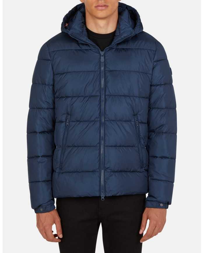 SAVE THE DUCK Piumino Uomo D3556M Mega9 A-TI Giacca Cappuccio Blu G... SAVE THE DUCK Piumino Uomo D3556M Mega9 A-TI Giacca Cappuccio Blu G...