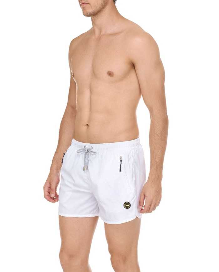 short mare bianco da uomo con tasche laterali | FK short mare bianco da uomo con tasche laterali | FK