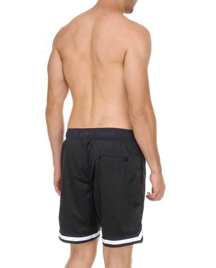 Short mare lungo nero da uomo con tasche | FK Short mare lungo nero da uomo con tasche | FK