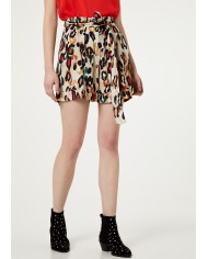 short multicolor donna con cintura sur ton e risvolti | LIU JO short multicolor donna con cintura sur ton e risvolti | LIU JO