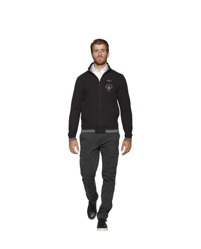 AERONAUTICA MILITARE Felpa Uomo FE1305 A-TI Cotone Blu Nera Verde S...